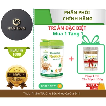 Yến Mạch Nguyên Chất Ăn Liền Xuân An Hộp 400g ( Tặng 1 Gói Yến Mạch 150g)