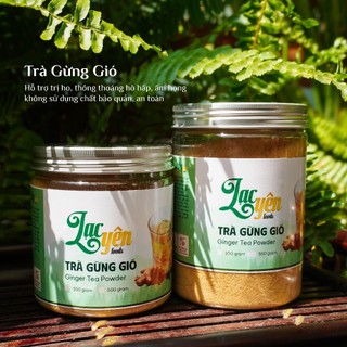 Trà Gừng Gió Đắk Lắk Lạc Yên Foods Ít Ngọt Thơm Ngon, Trà Hòa Tan Tiện Lợi, Giúp Ấm Cơ Thể