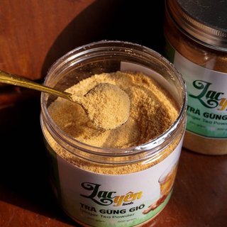 Trà Gừng Gió Đắk Lắk Lạc Yên Foods Ít Ngọt Thơm Ngon, Trà Hòa Tan Tiện Lợi, Giúp Ấm Cơ Thể
