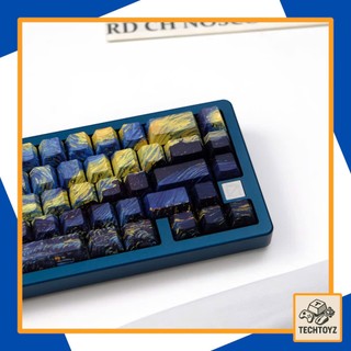 [ Xuyên Led ] Bộ Keycaps Van Gogh - PBT Double Shot, DyeSub - Cherry Profile