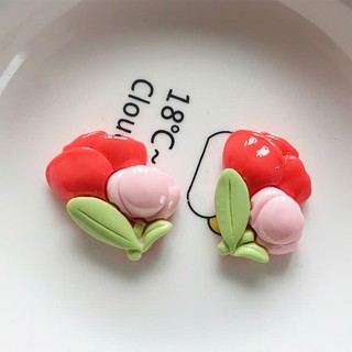 Set 12 Sticker/ Charm gắn dép Vườn cổ tích