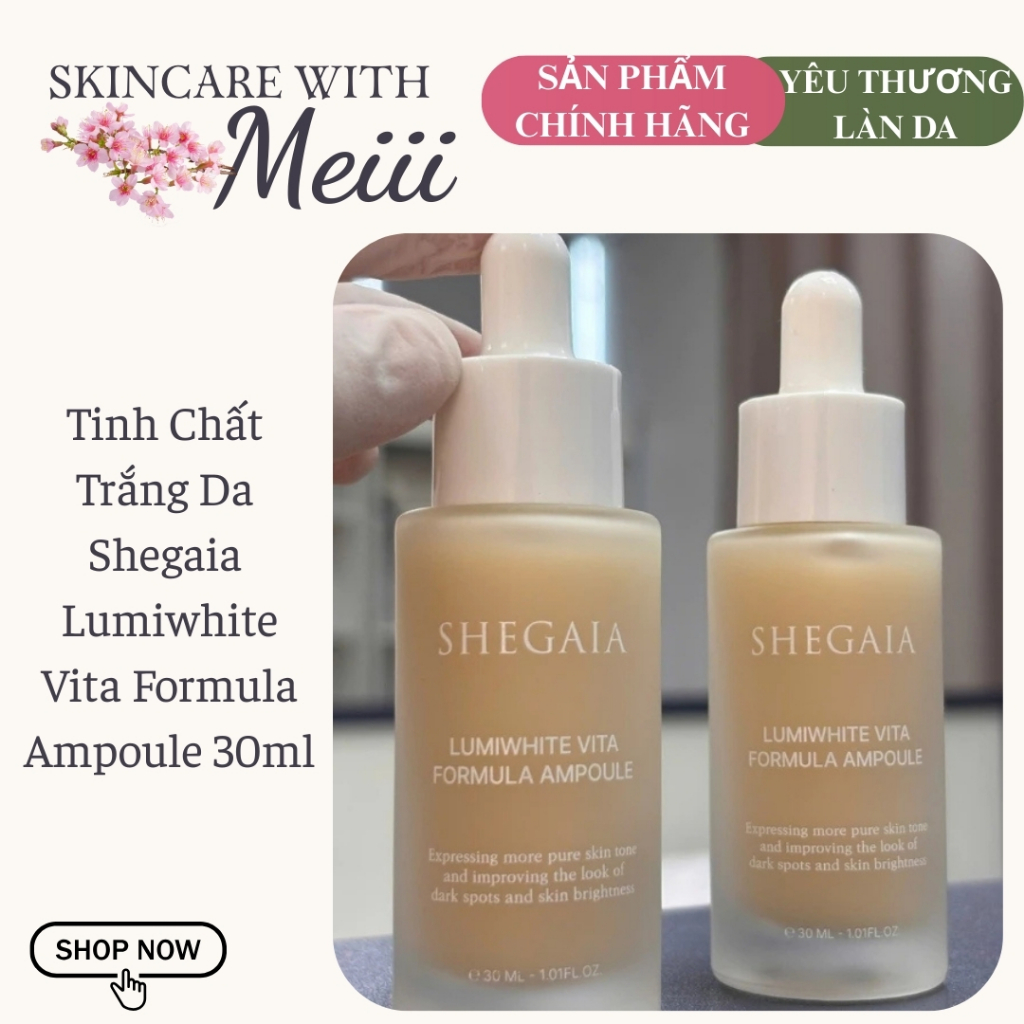 Tinh Chất Trắng Da Shegaia Lumiwhite Vita Formula Ampoule 30ml