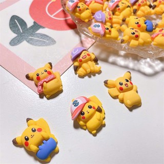 Set 12 Sticker/ Charm gắn dép PIKACHU siêu đáng yêu ngộ nghĩnh