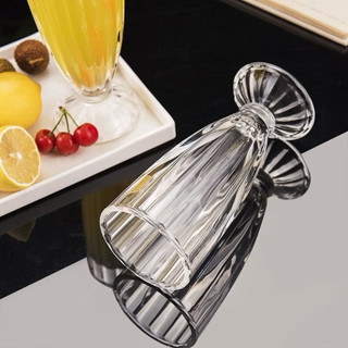 Ly Sinh Tố Thủy Tinh Dáng Sọc Dung Tích 310ml và 340ml Chịu Nhiệt Tốt - Ly Thủy Tinh Sang Trongj, Đựng Cafe, Trà Sữa