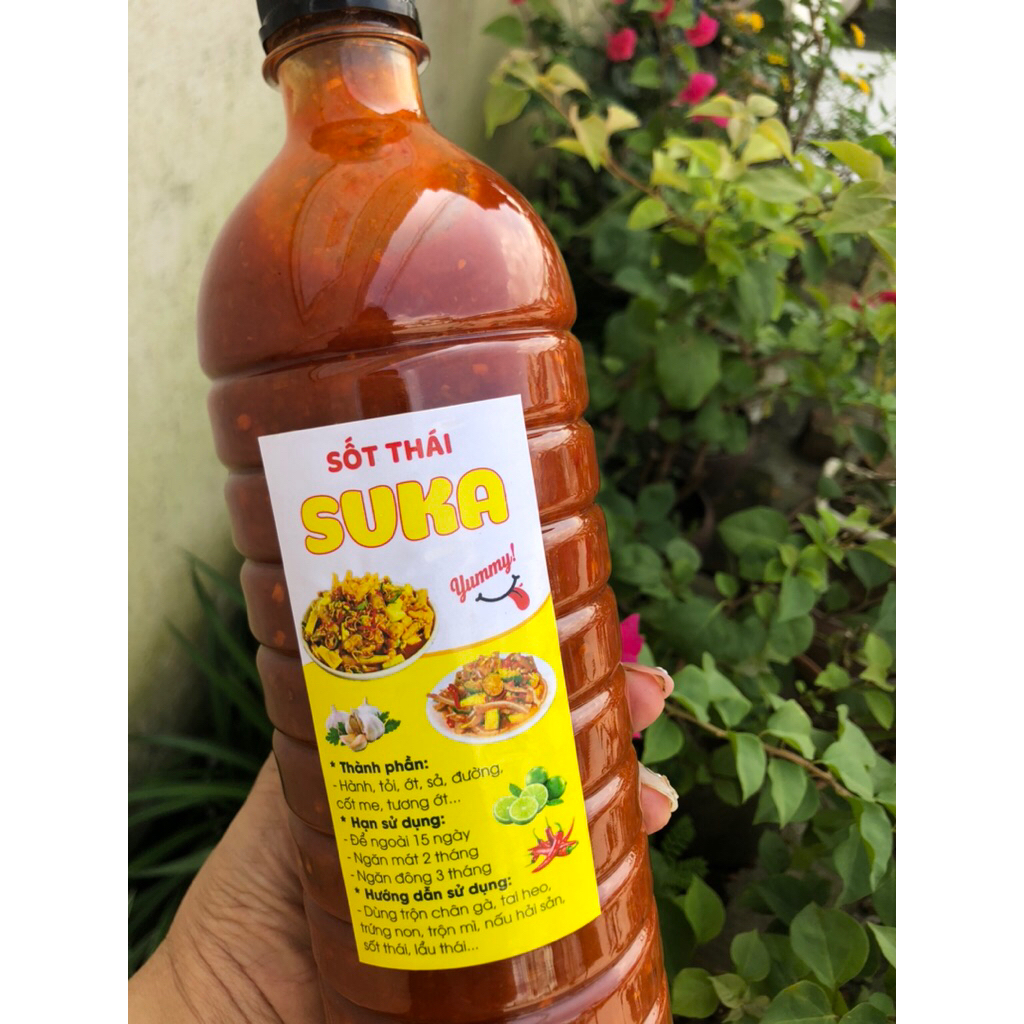Combo Khuyến Mãi SUKA Mua 1 Tặng 1 | Sốt Thái Chua Ngọt Trộn Gỏi, Chân Gà + Sốt Chấm Muối Ớt Đỏ Chấm Hải Sản, Đồ Nướng