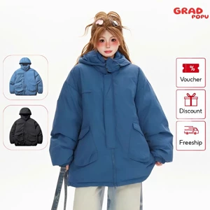 Áó phao nữ GRADPOPU lông vũ rộng rãi chống nước phù hợp mặc ngoài trời dành cho mùa đông PAP72