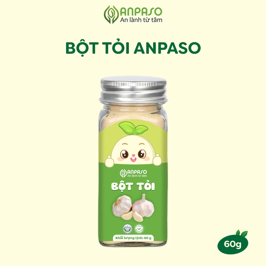 Bột Gia Vị Ăn Dặm Cho Bé Anpaso - Gia vị nấu ăn bột hành, bột tỏi 50g