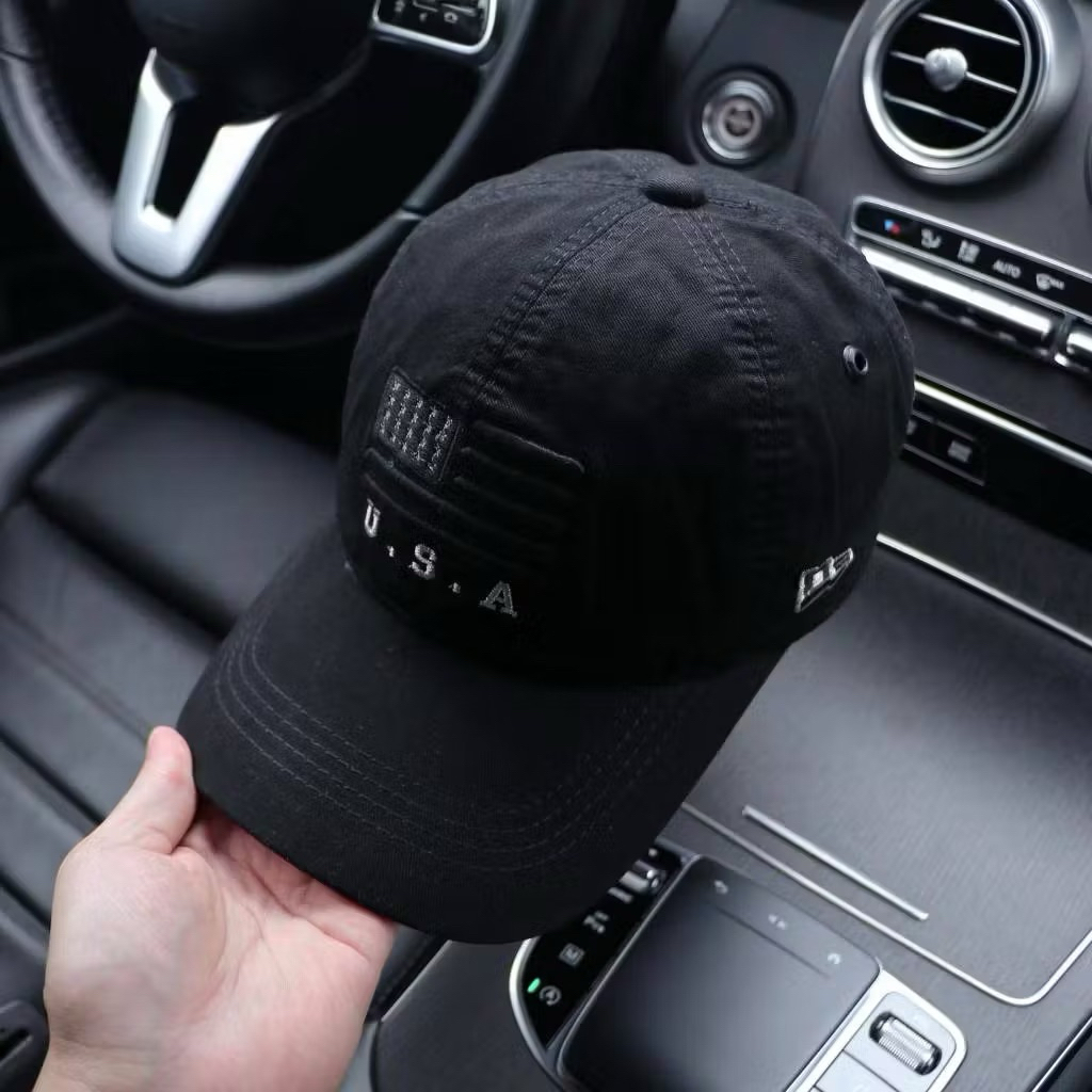 (hàng vnxk) Mũ kết kaki xịn logo US-A - Nón lưỡi trai from mềm unisex cao cấp thời trang nam nữ