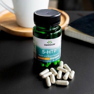 Swanson - Viên uống hỗ trợ giấc ngủ 5-HTP 100mg - 60 viên