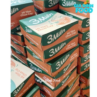 Sale date 02/08 - [Thùng x30 Gói] Mì 3 Miền Tôm chua cay 65g