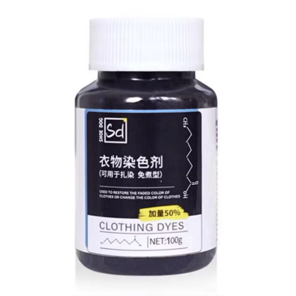 Thuốc Nhuộm Quần Áo Đen Phù Hợp Nhiều Loại Vải, Bột Nhuộm Đen Quần Áo Hiệu Quả 100g DT024