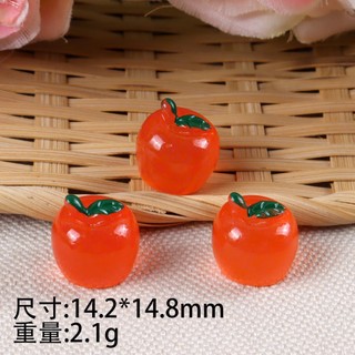 Set 12 Sticker/ Charm gắn dép trái cây dạ quang phát sáng