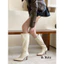 👠👠👠 Bốt da mềm mũi vát