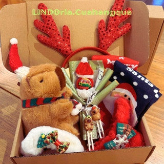 Set Quà Noel Cute LINDORia, Quà tặng Giáng Sinh Cho người yêu, bạn bè, người thân