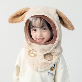 Mũ Len Lông Cừu Trùm Đầu Kèm Kính Chắn Gió Chống Bụi Bảo Vệ Bé, Nón Len Mềm Mịn Cho Bé. shop Đăng Khoa