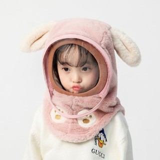 Mũ Len Lông Cừu Trùm Đầu Kèm Kính Chắn Gió Chống Bụi Bảo Vệ Bé, Nón Len Mềm Mịn Cho Bé. shop Đăng Khoa