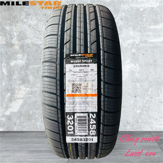 Lốp xe 235/60R18 - Lắp cho xe Honda CRV, SEDONA, SORENTO, MERCEDES GLC. MILESTẢR Lốp chạy cực êm giá lại mềm... #advenza