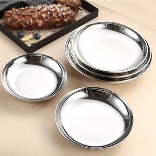 Đĩa vân Diamond inox18/10 Oyatton [468], đĩa chống nóng hoạ tiết kim cương sang trọng