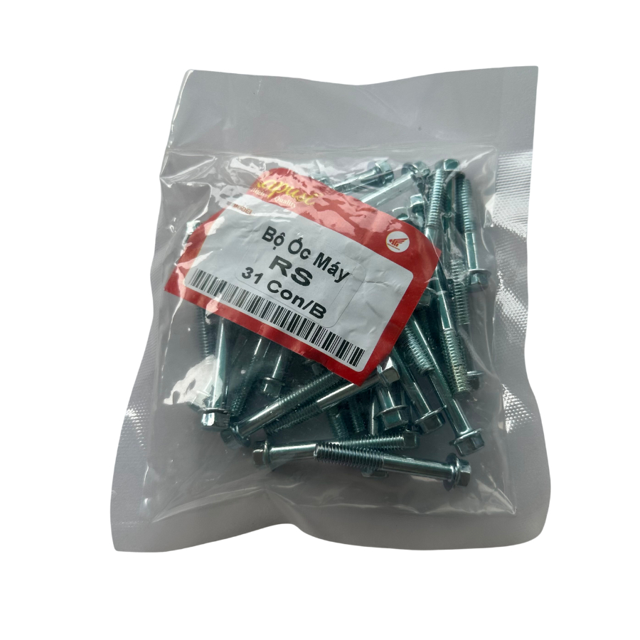 Bộ Ốc Lốc Máy SẮT Xe Dream – Wave – Sirius – Wave RS | Ren Chuẩn Zin – Bền Chắc – Lắp Đặt Dễ Dàng