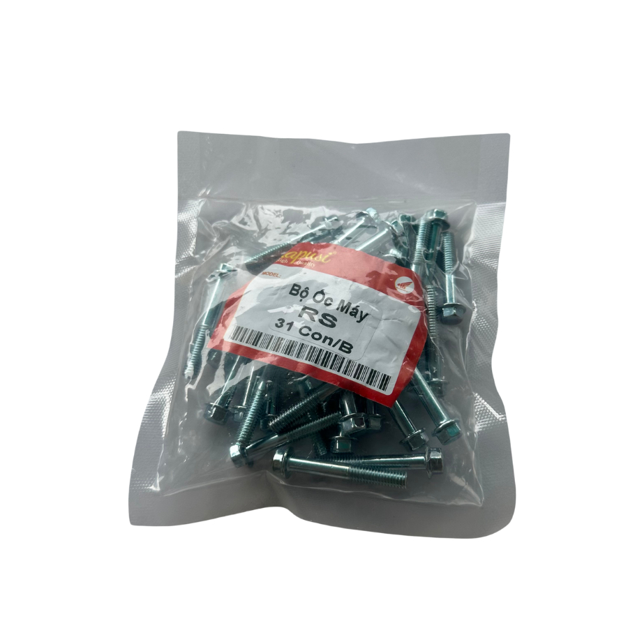 Bộ Ốc Lốc Máy SẮT Xe Dream – Wave – Sirius – Wave RS | Ren Chuẩn Zin – Bền Chắc – Lắp Đặt Dễ Dàng