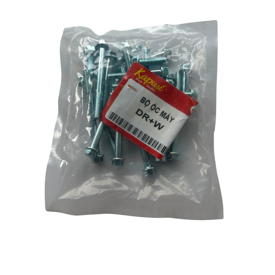 Bộ Ốc Lốc Máy SẮT Xe Dream – Wave – Sirius – Wave RS | Ren Chuẩn Zin – Bền Chắc – Lắp Đặt Dễ Dàng