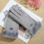 Gang tay da lót nỉ cho nam, nữ - Găng tay đi xe máy giữ ấm chống gió