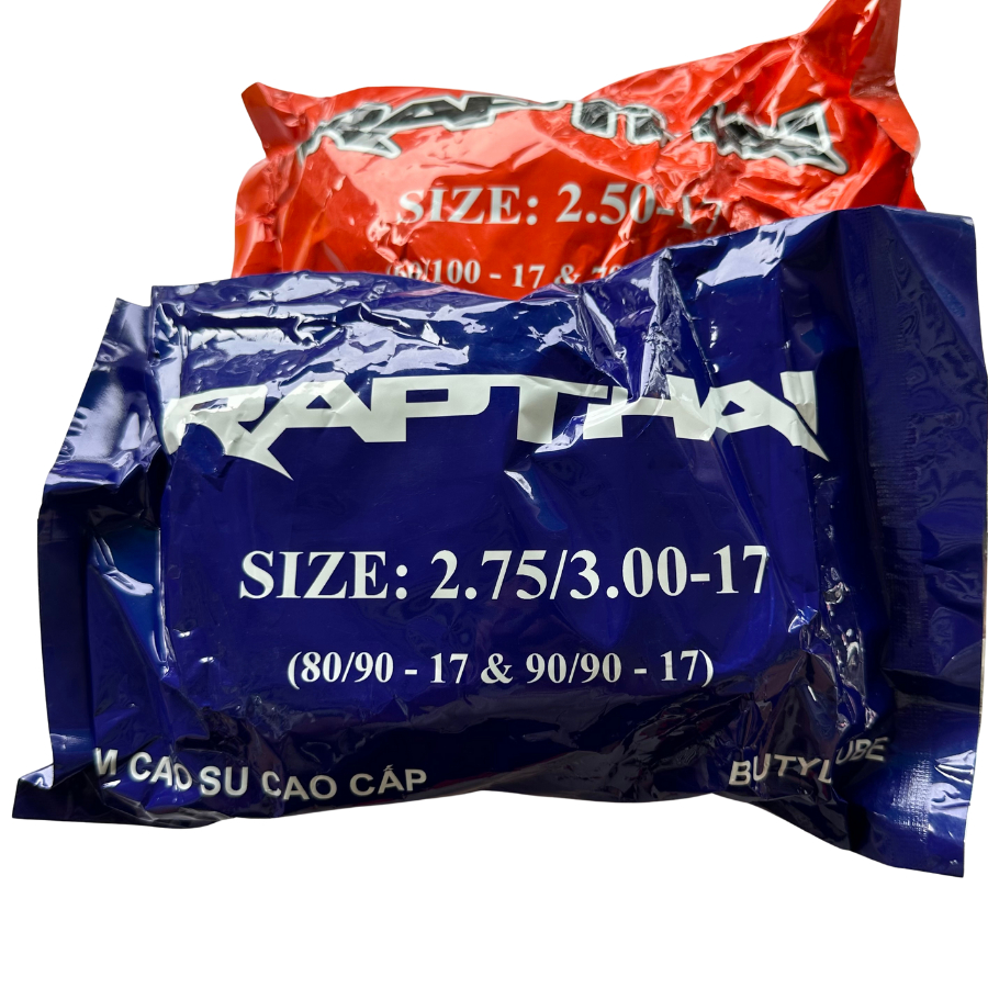 Ruột Xe Rapthai 250/17 – 275/17 | Cao Su Dày – Van Đồng – Đi Ổn Định Chuẩn Size