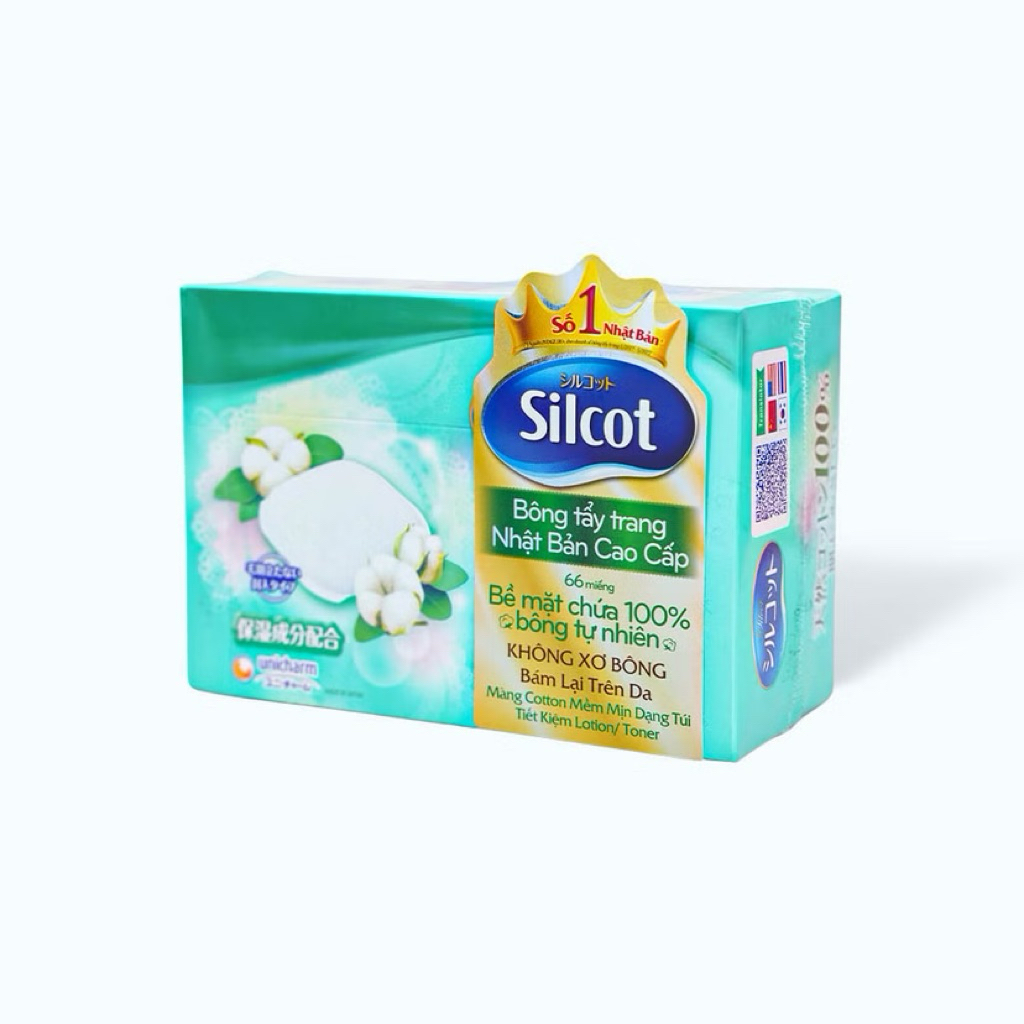 Bông trang điểm Silcot (66 miếng) / Bông tẩy trang silcot | Shopee Việt Nam