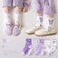 Set 10 đôi tất kuromi - Tất cổ cao dễ thương cho bé