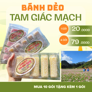 Bánh dẻo TAM GIÁC MẠCH đặc sản cao nguyên đá đồng văn thơm ngon mua 10 gói tặng 1 gói