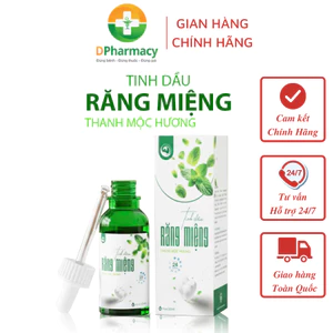 Tinh Dầu Răng Miệng Thanh Mộc Hương, Giúp Làm Sạch Khoang Miệng Khử Hôi Miệng Nhiệt Miệng 30ml
