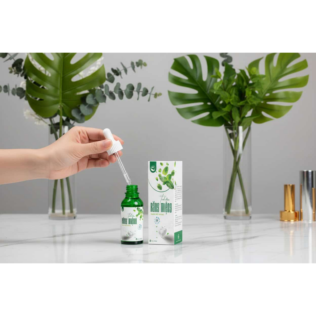 Tinh Dầu Răng Miệng Thanh Mộc Hương,  Giúp Làm Sạch Khoang Miệng Khử Hôi Miệng Nhiệt Miệng 30ml