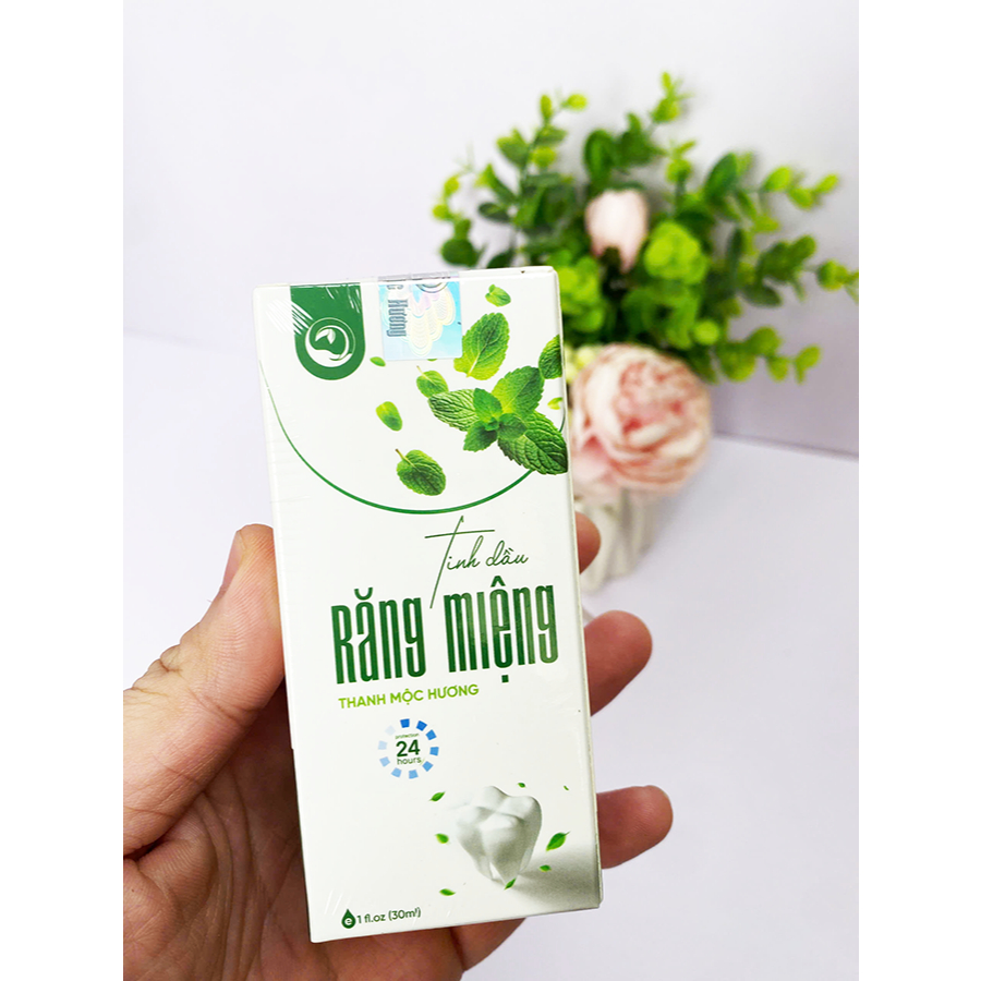 Tinh Dầu Răng Miệng Thanh Mộc Hương,  Giúp Làm Sạch Khoang Miệng Khử Hôi Miệng Nhiệt Miệng 30ml