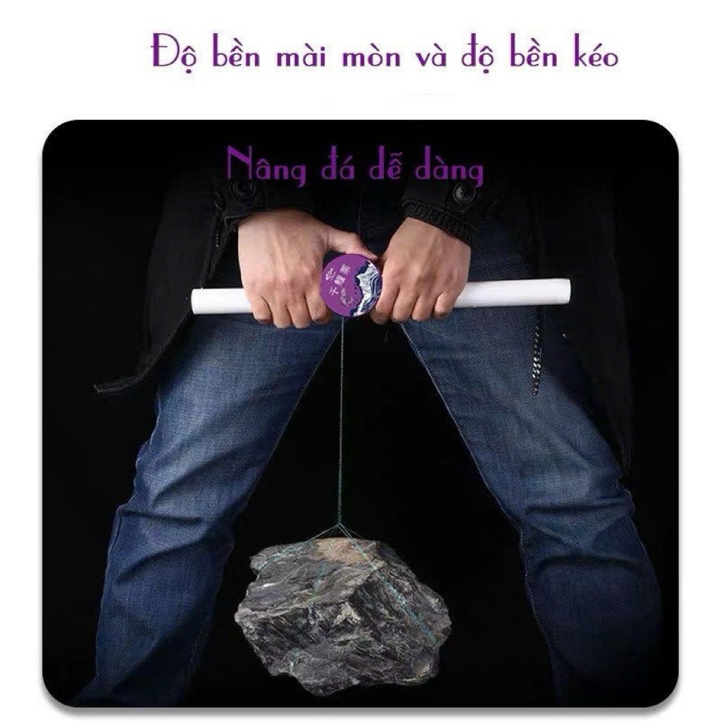 Trục Tím - Trục Câu Đài Buộc Sẵn Qianlilai Cao Cấp