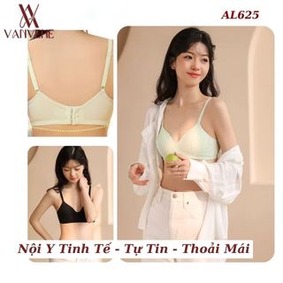 Áo lót nữ học sinh VANVENE AL625, Áo Ngực Cotton Đệm Mỏng 1cm không gọng nâng ngực nhẹ nhàng thoải mái