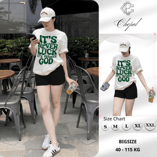 Bộ Áo Phông Nữ Chepol In Chữ, Cổ Tròn, Tay Ngắn, Phối Quần Đùi, Chất Cotton Cao Cấp (Áo Thun Trắng+Quần Đùi Đen)CP_x8812
