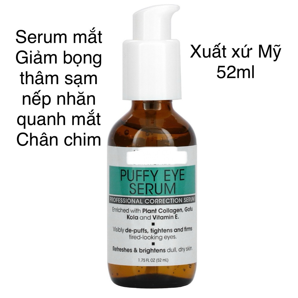 ADVANCED CLINICALS Puffy Eye Serum Professional Correction Serum 52ml
