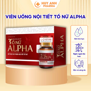 Viên Uống Tố Nữ Alpha Hỗ Trợ Giảm Bốc Hỏa Mất Ngủ Sạm Da Cho Phụ Nữ Lớn Tuổi 60 viên