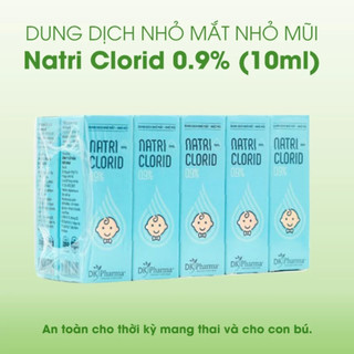 [Lốc 10 Chai] Nước Muối Sinh Lý 0.9% DK Pharma Vệ Sinh Mắt Mũi Miệng, An Toàn Cho Trẻ Sơ Sinh