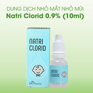 [Lốc 10 Chai] Nước Muối Sinh Lý 0.9% DK Pharma Vệ Sinh Mắt Mũi Miệng, An Toàn Cho Trẻ Sơ Sinh