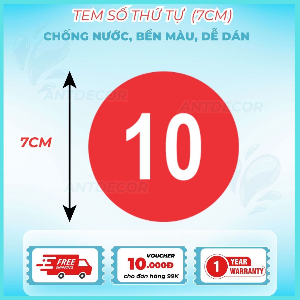 Decal Dán (7cm) Số Từ 1 đến 100 – Giải Pháp Đánh Số Nhanh Chóng và Hiệu Quả