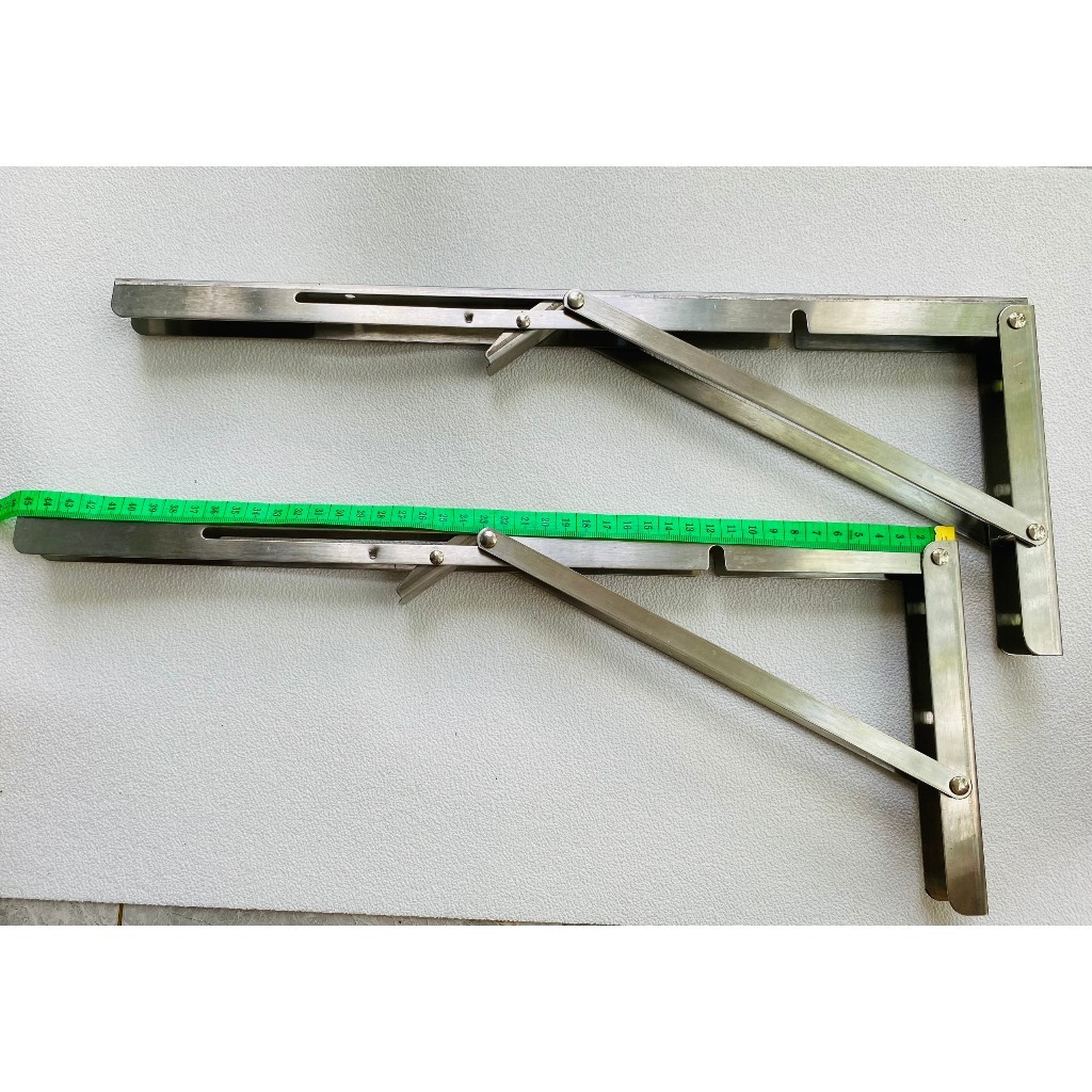 [1 Cặp] Bản lề INOX 304 chịu lực gập thông minh gấp gọn lắp cho bàn gấp