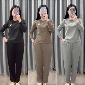 2026. [SÉT GẮN NƠ THỎ] Sét chất len lông thỏ mềm, dày áo dài tay+ quần baggy. Đủ size SMLXL 40kg- 70kg