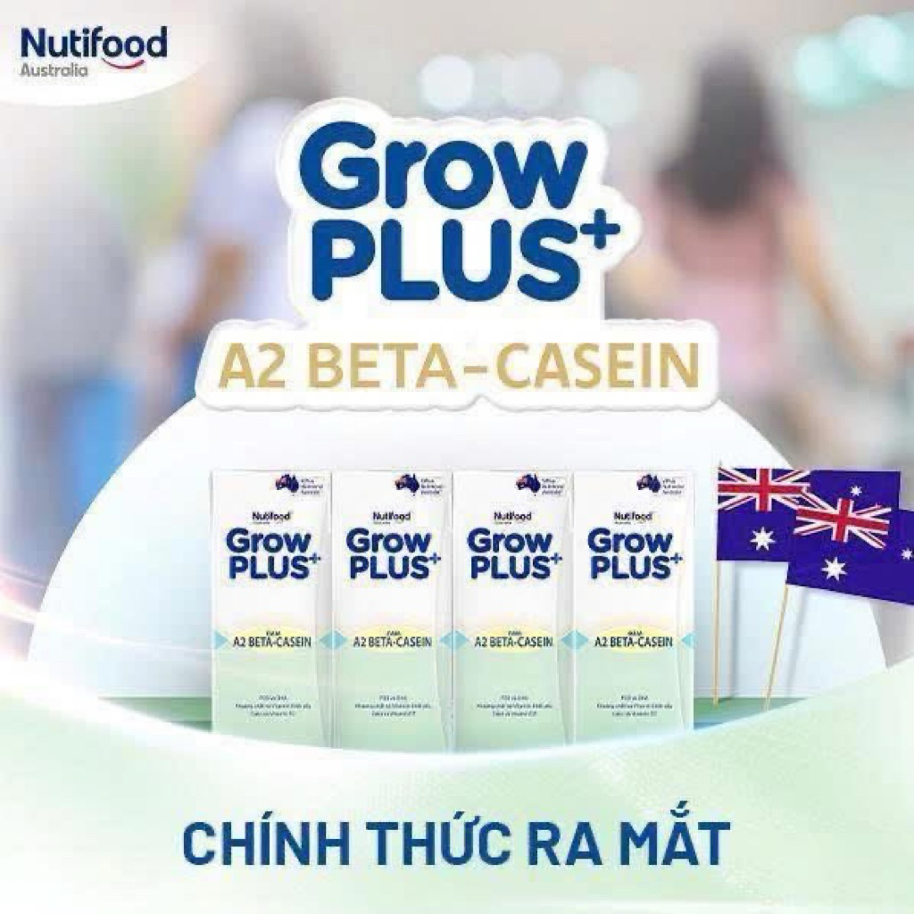 {Chính hãng} Sữa bột pha sẵn Grow Plus Đạm A2 Beta_Casein giúp trẻ tiêu hoá tốt, ít gây đầy hơi thùng 110ml 24 hộp
