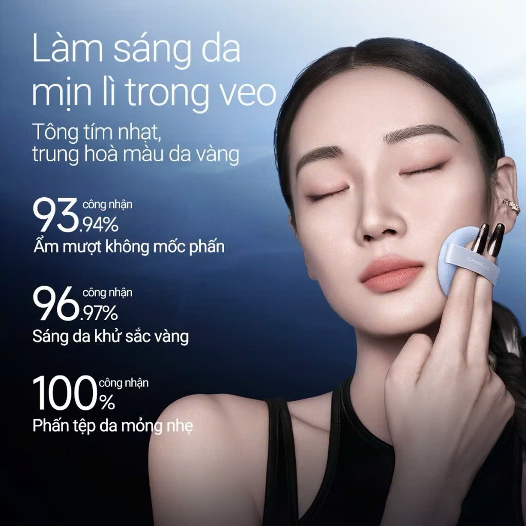Phấn phủ bột CARSLAN 2.0 Bột Xanh Mát Lạnh Kiềm Dầu Lâu Trôi | NHÍM STORE