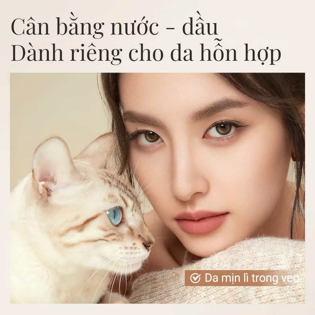 Phấn nước CARSLAN Cushion Cat tinh tế bám chặt dưỡng ẩm lâu trôi kiềm dầu 13.5g | NHÍM HOUSE