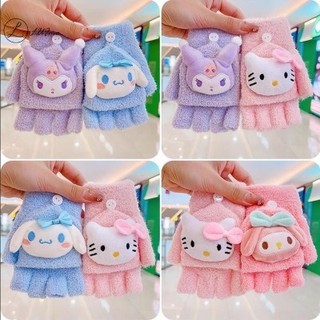 Găng Tay Len Trẻ Em 3 Đến 10 Tuổi Hoạt Hình Melody Sanrio Kuromi Cinamoroll Dễ Thương. Đăng Khoa shop