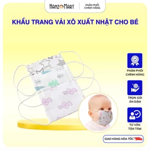 Khẩu trang cho bé vải xuất Nhật bé sơ sinh - 2 tuổi