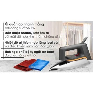 Bàn ủi khô Philips HD1172 - ngắt nhiệt tự động, chất liệu inox 304 siêu bền, bảo hành 12 Tháng Đế