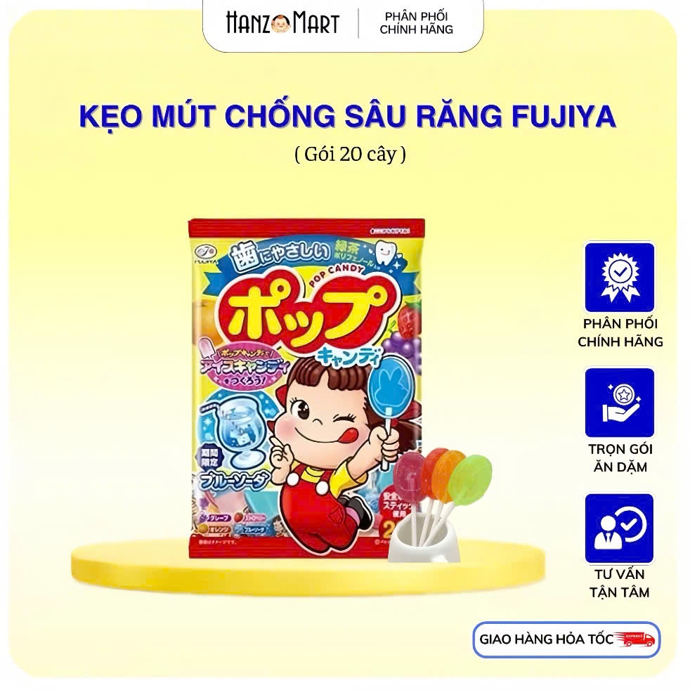 Kẹo Mút Chống Sâu Răng POP Candy Nhật Bản Cho Bé - hanzomart